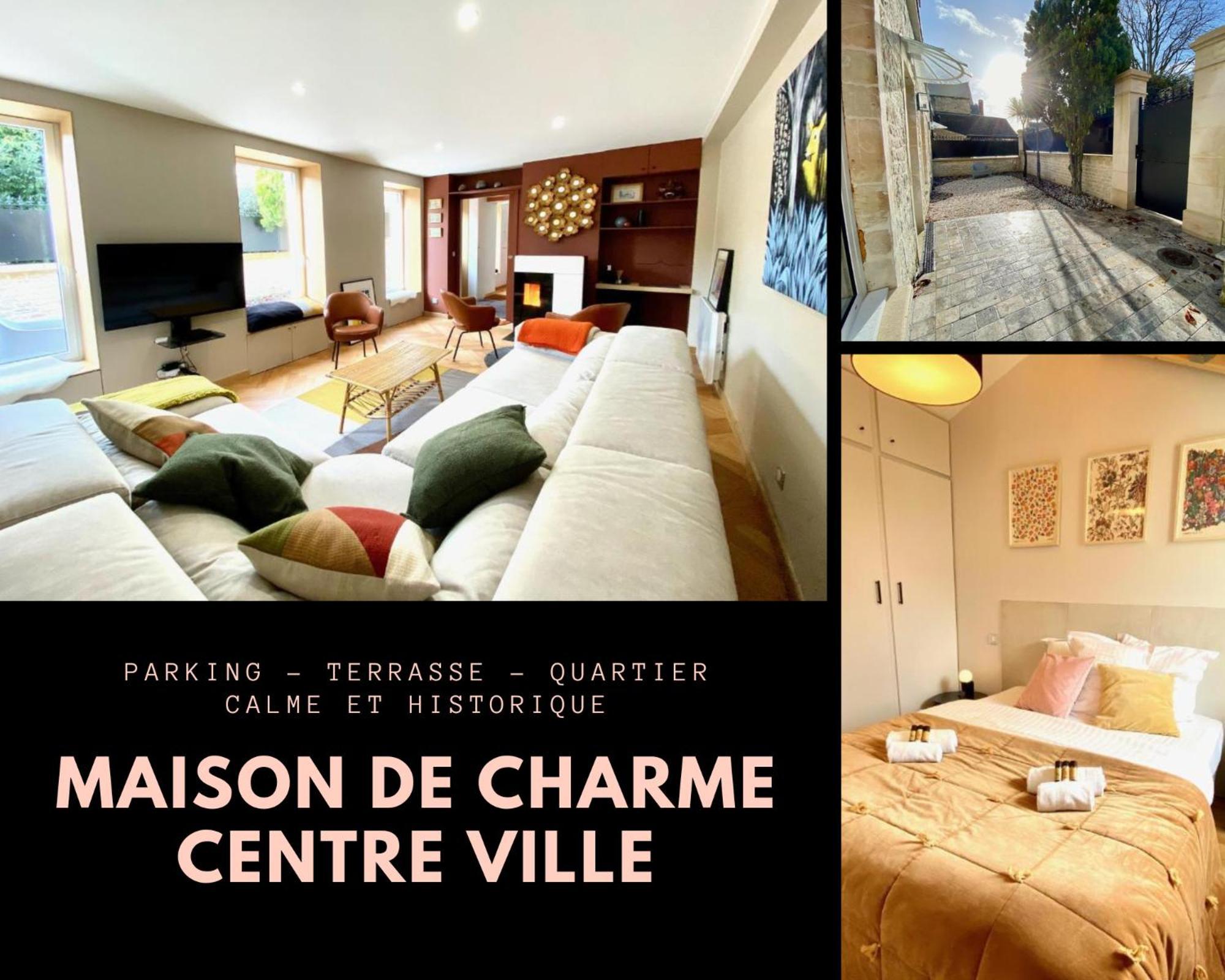 Le Capella, Magnifique Maison Au Calme Avec Garage Caen Eksteriør billede